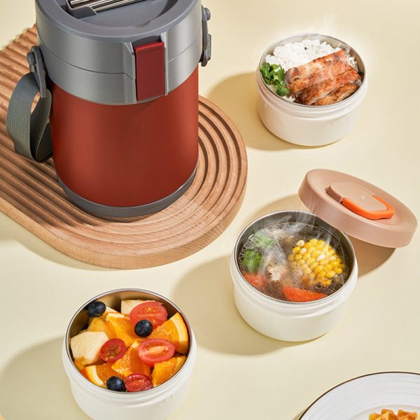 Stainless Steel Multi-layer Insulated Lunch Box